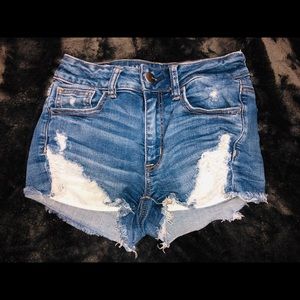 High wasted shorts